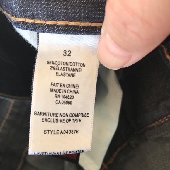 JACOB size 32 dark blue jeans - Picture 10 of 10